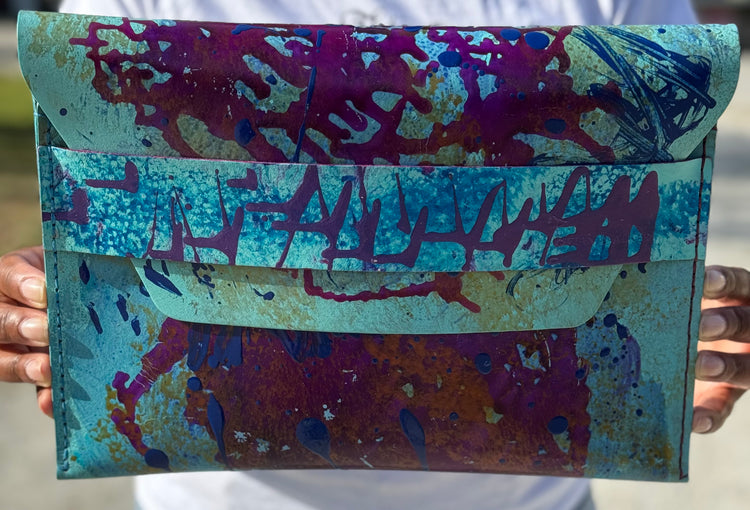 Mae Leather Clutch