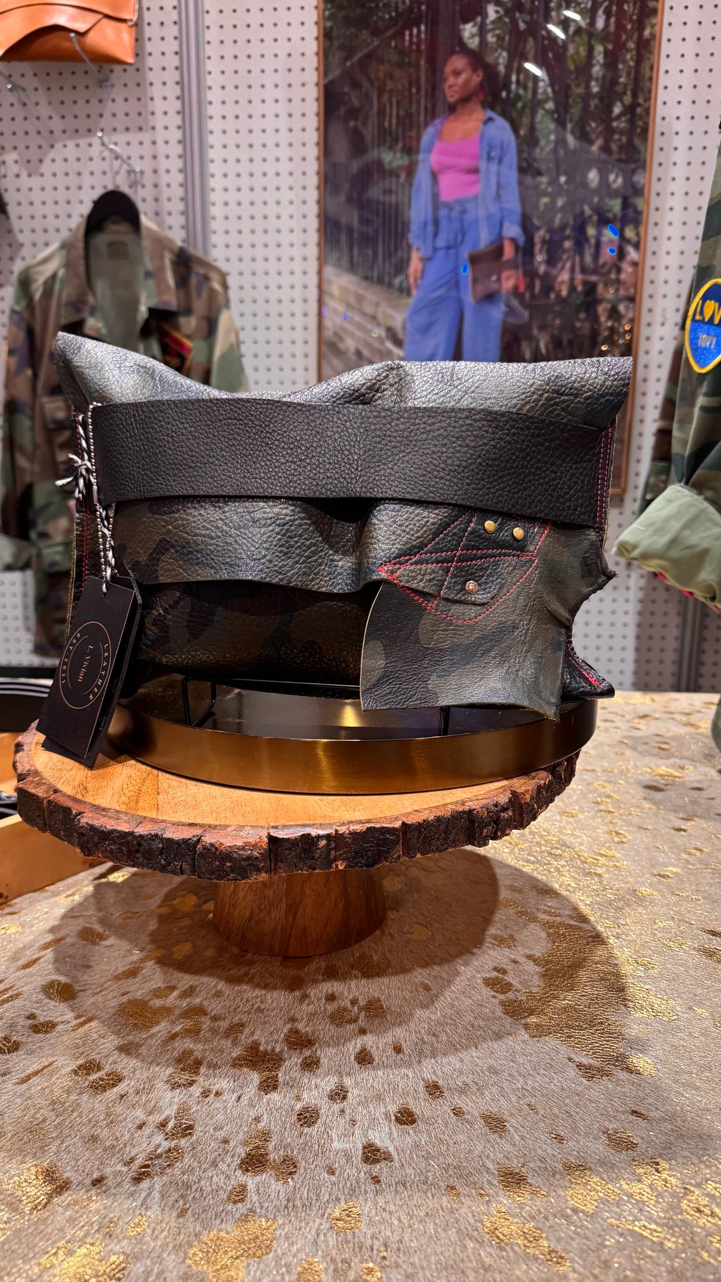 Mae Leather Clutch