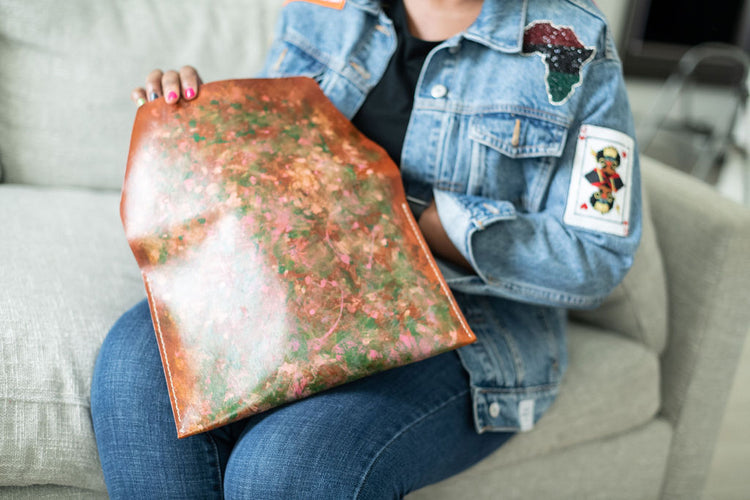 Mae Leather Clutch
