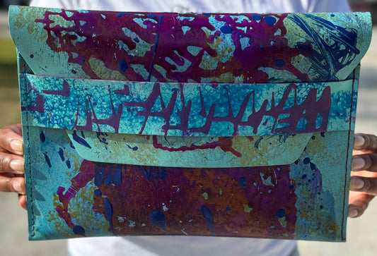 Mae Leather Clutch