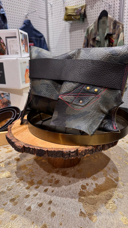 The Mae Clutch in Camo