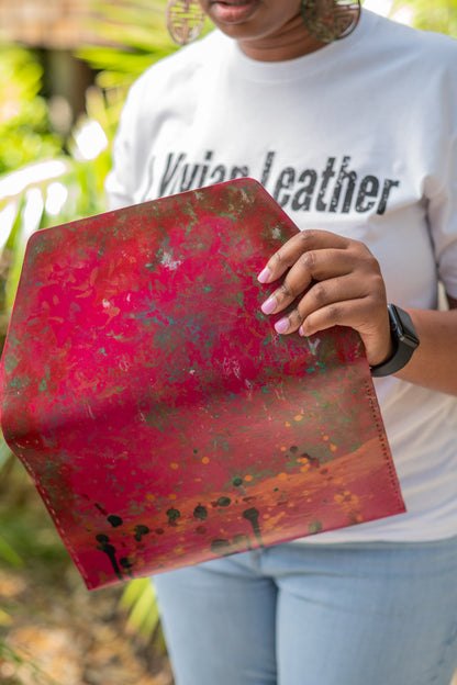 Mae Leather Clutch