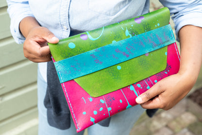 Mae Leather Clutch