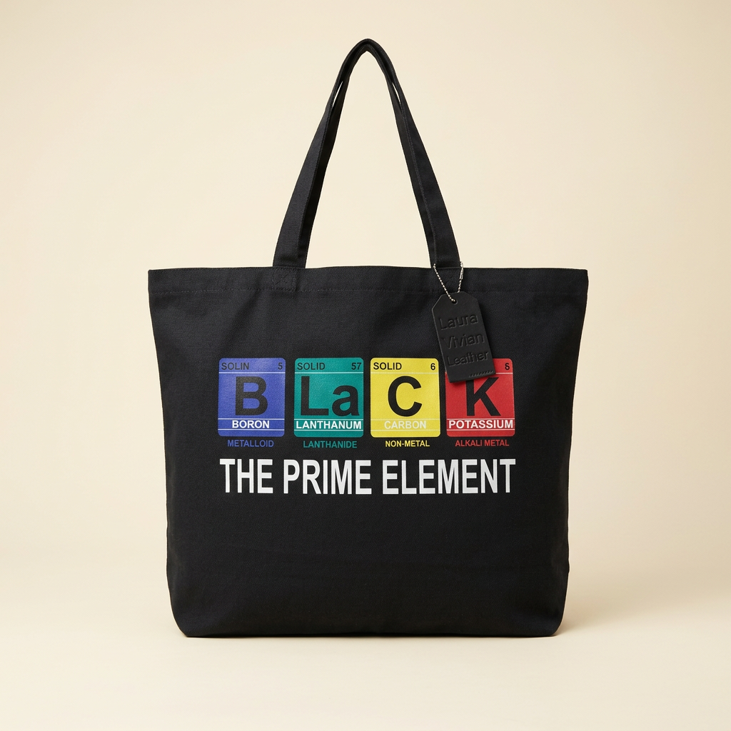 The Prime Element tote on an ivory studio background